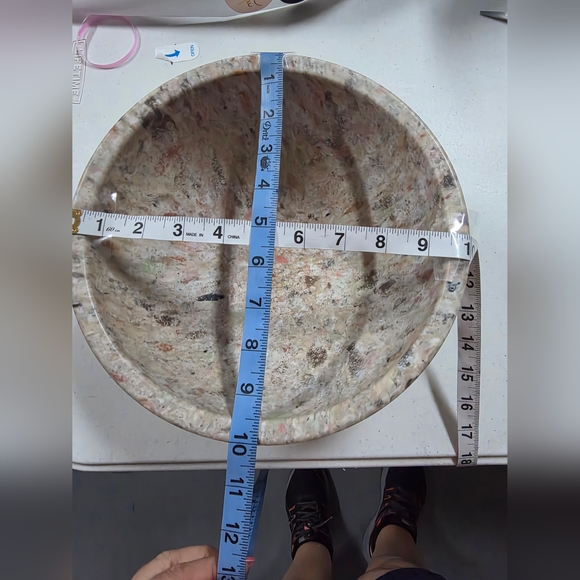 Vintage Texas Ware Confetti Melamine Mixing Bowl 118 Speckled Splatter MCM Tan - Picture 6 of 7